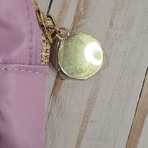 PINK LILY BOUTIQUE Heart Purple Patch Mini Travel Cosmetic Jewelry Pouch Bag - Picture 8 of 11